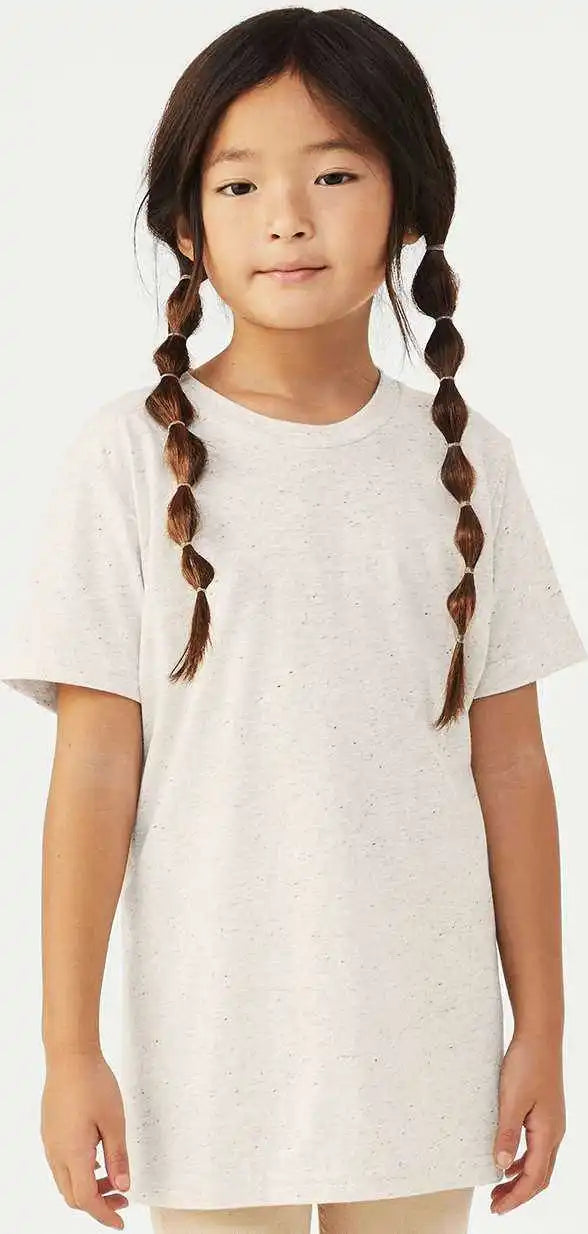 Bella + Canvas 3413y Youth Triblend Tee Oatmeal