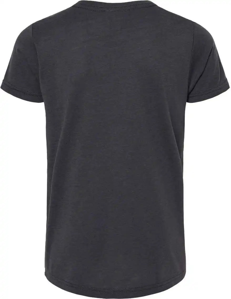Bella + Canvas 3413y Youth Triblend Tee - Solid Dark Gray