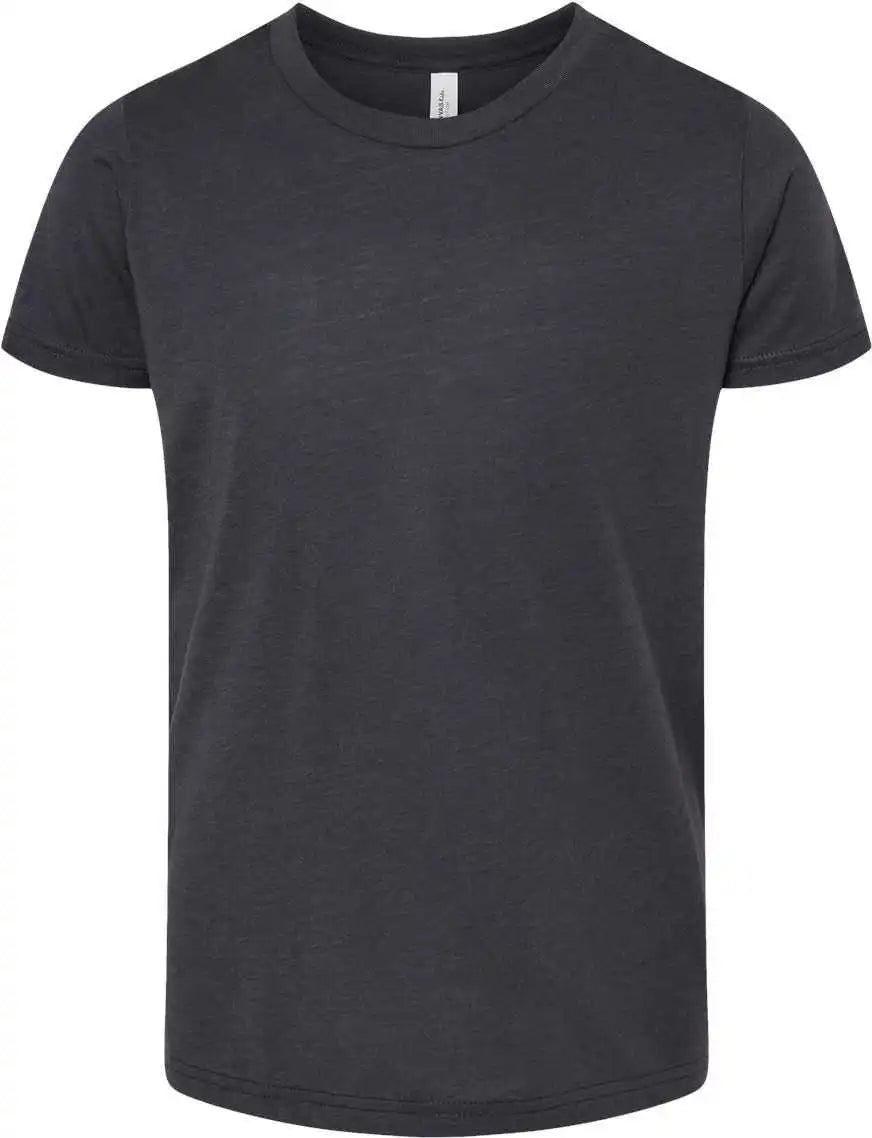 Bella + Canvas 3413y Youth Triblend Tee - Solid Dark Gray