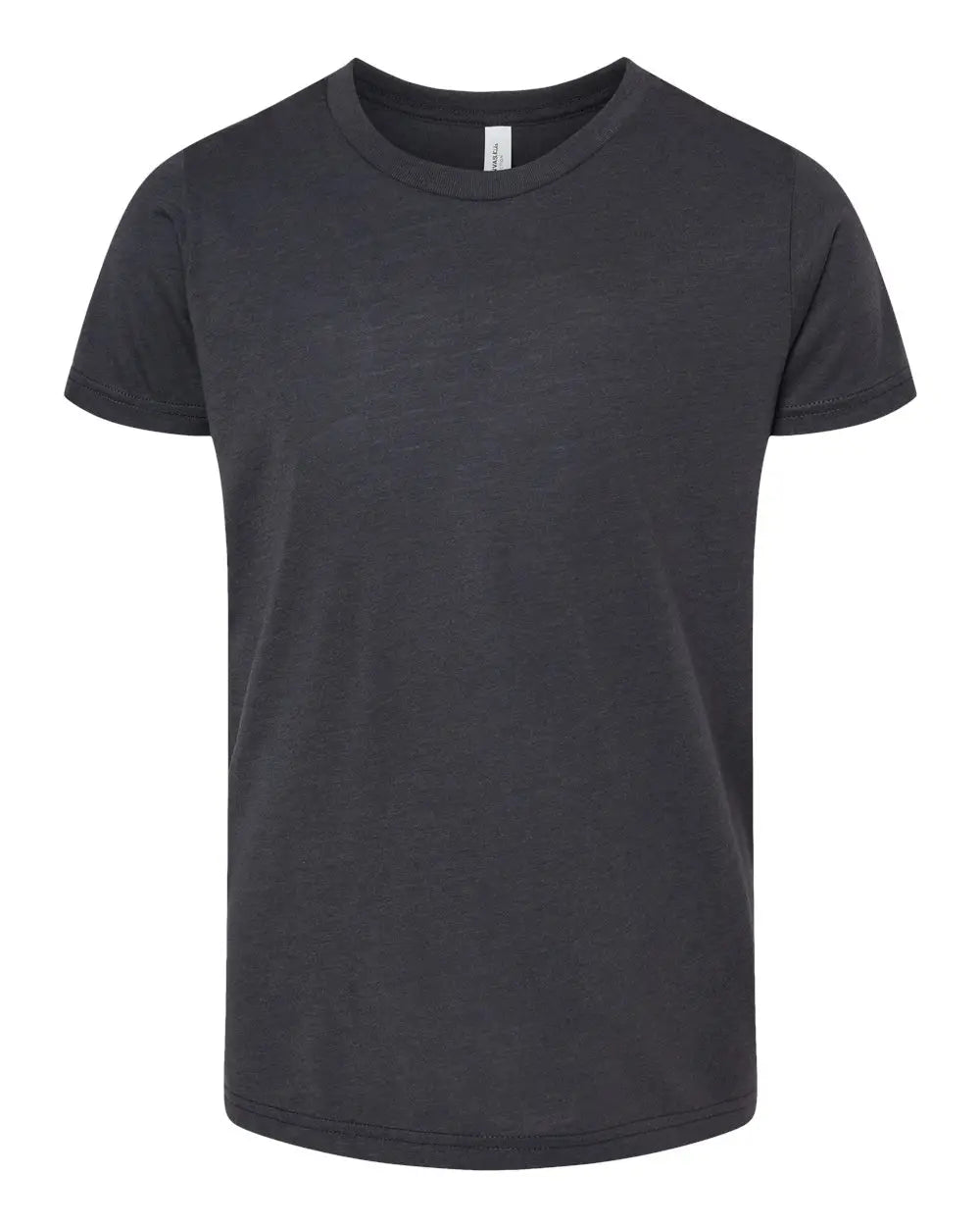 Bella + Canvas 3413y Youth Triblend Tee - Solid Dark Grey - Gray / s