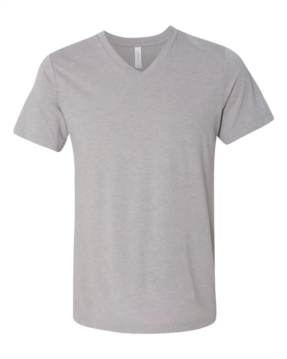 Bella + Canvas 3415c Triblend V-neck Short Sleeve Tee - 3415 - Athletic Gray