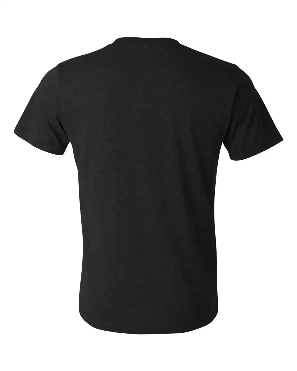 Bella + Canvas 3415c Triblend V-neck Short Sleeve Tee - 3415 - Black Heather