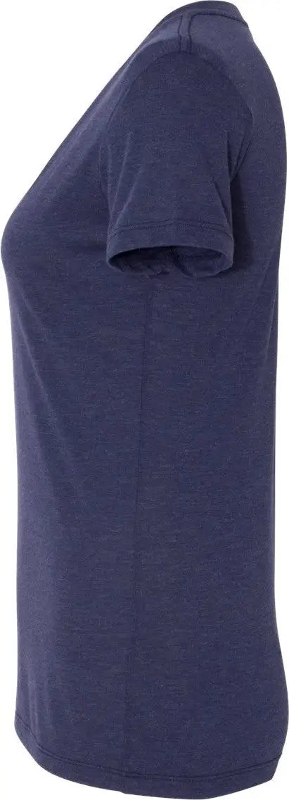 Bella + Canvas 3415c Triblend V-neck Short Sleeve Tee - 3415 - Solid Navy