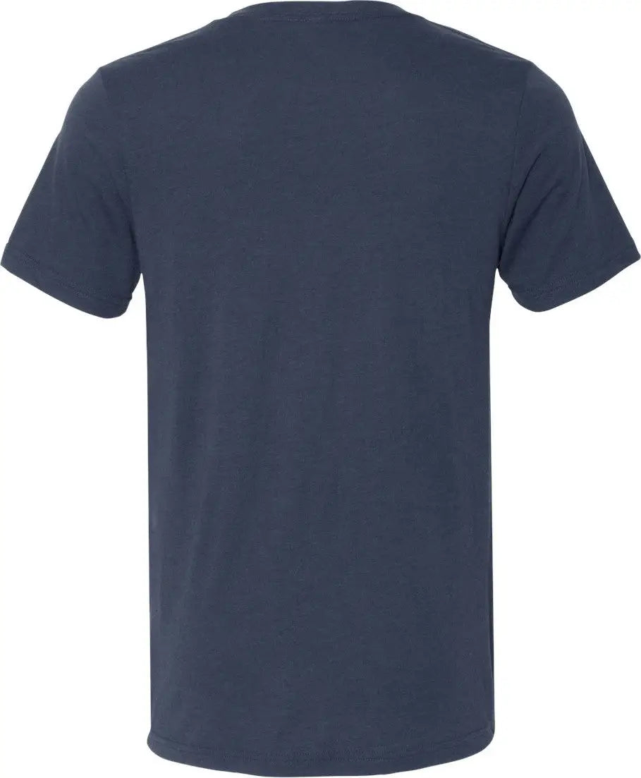 Bella + Canvas 3415c Triblend V-neck Short Sleeve Tee - 3415 - Solid Navy