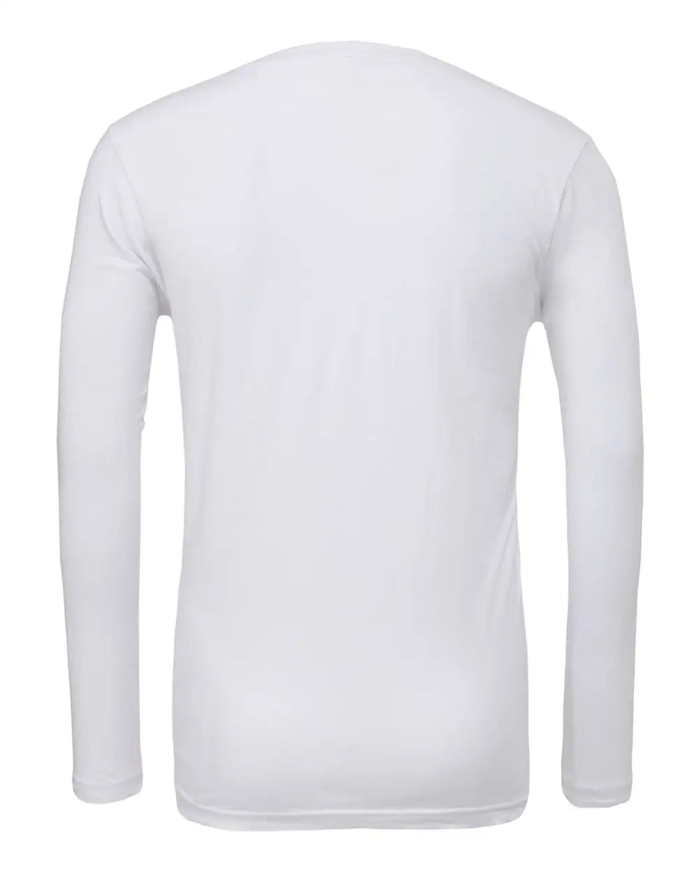 Bella + Canvas 3425c Long Sleeve V-neck Tee - 3425 - White