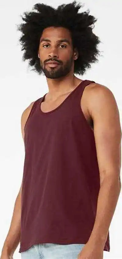 Bella + Canvas 3480 Jersey Tank Maroon