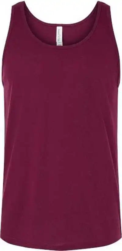 Bella + Canvas 3480 Jersey Tank Maroon