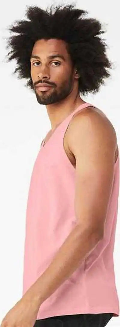 Bella + Canvas 3480 Jersey Tank Pink