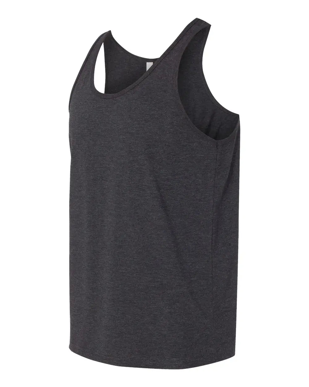 Bella + Canvas 3480c Jersey Tank - 3480 - Charcoal Black Triblend Solid - Triblend/ / Adult Xs