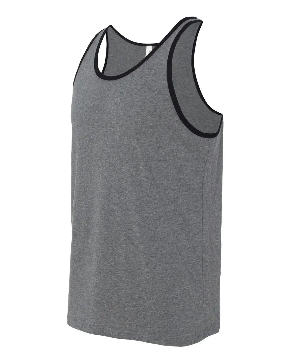 Bella + Canvas 3480c Jersey Tank - 3480 - Deep Heather Black - Heather/ / Adult Xs