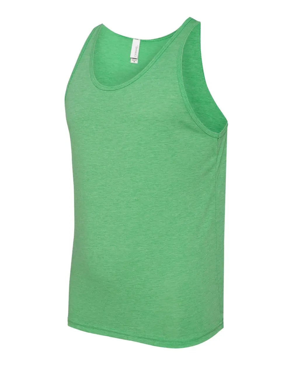 Bella + Canvas 3480c Jersey Tank - 3480 - Green Triblend - Adult Xs