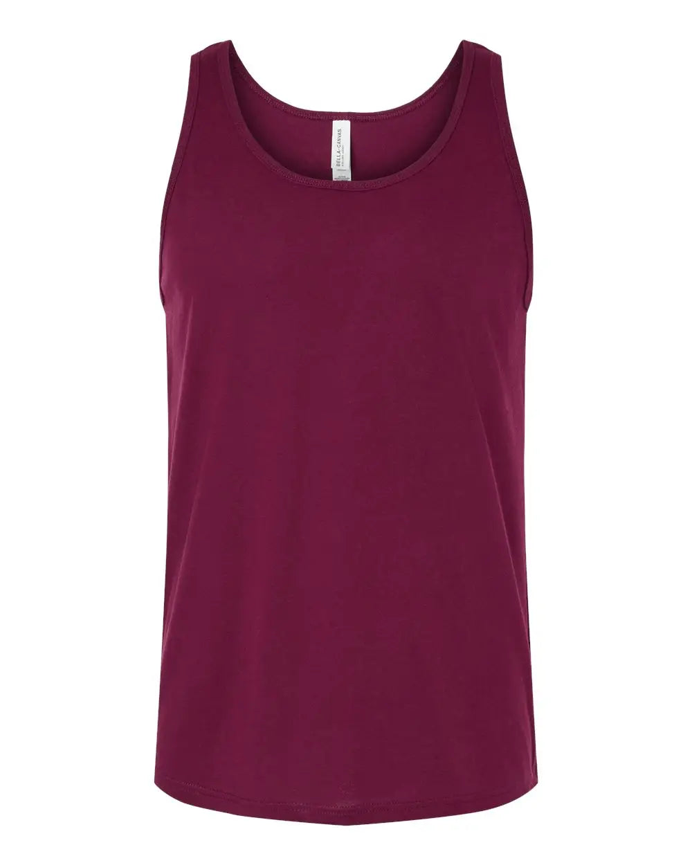 Bella + Canvas 3480c Jersey Tank - 3480 - Maroon