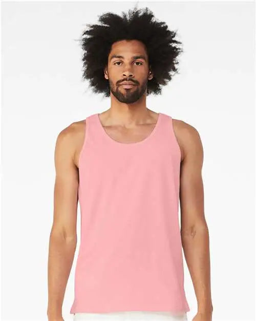 Bella + Canvas 3480c Jersey Tank - 3480 - Pink