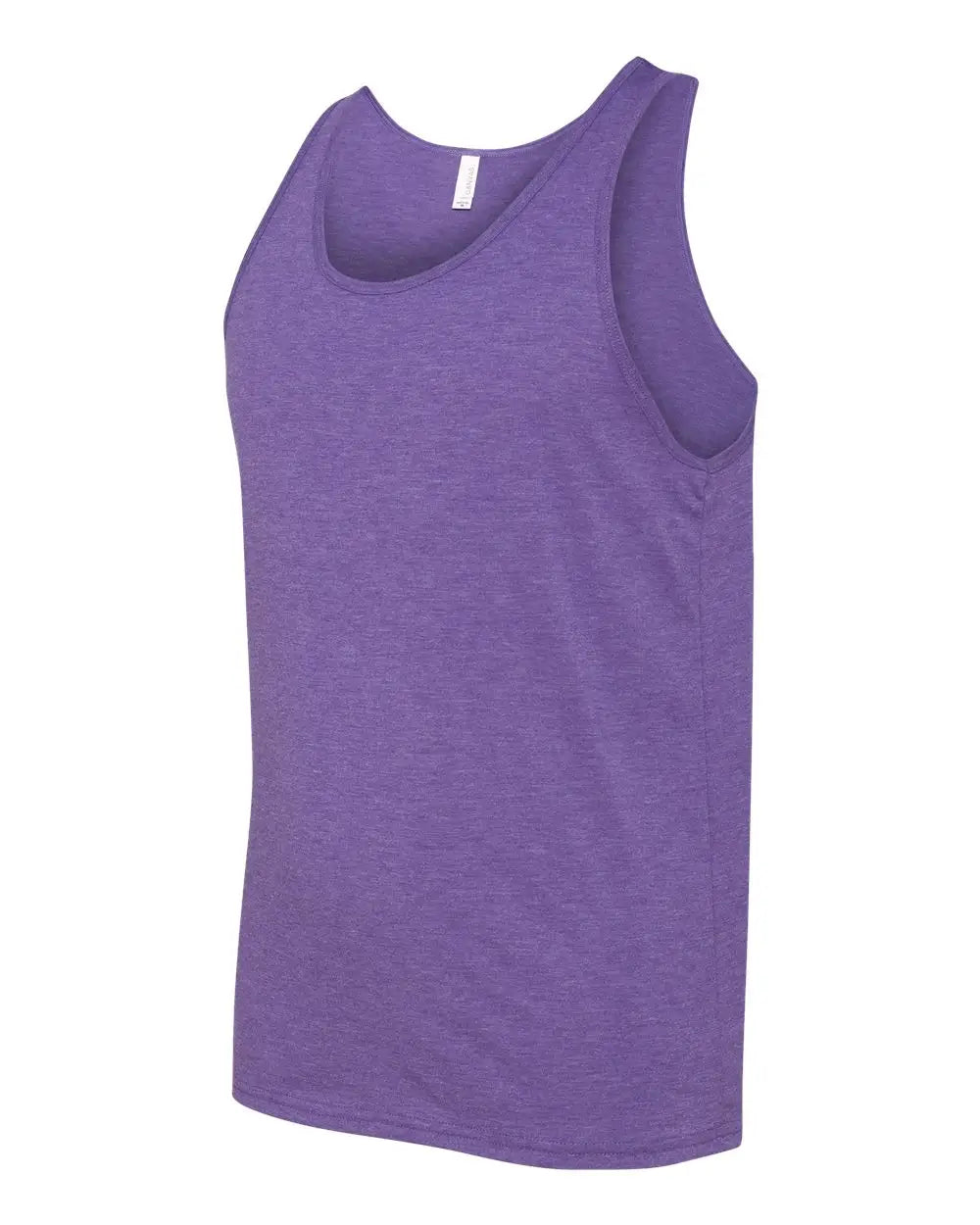 Bella + Canvas 3480c Jersey Tank - 3480 - Purple Triblend - Adult Xs