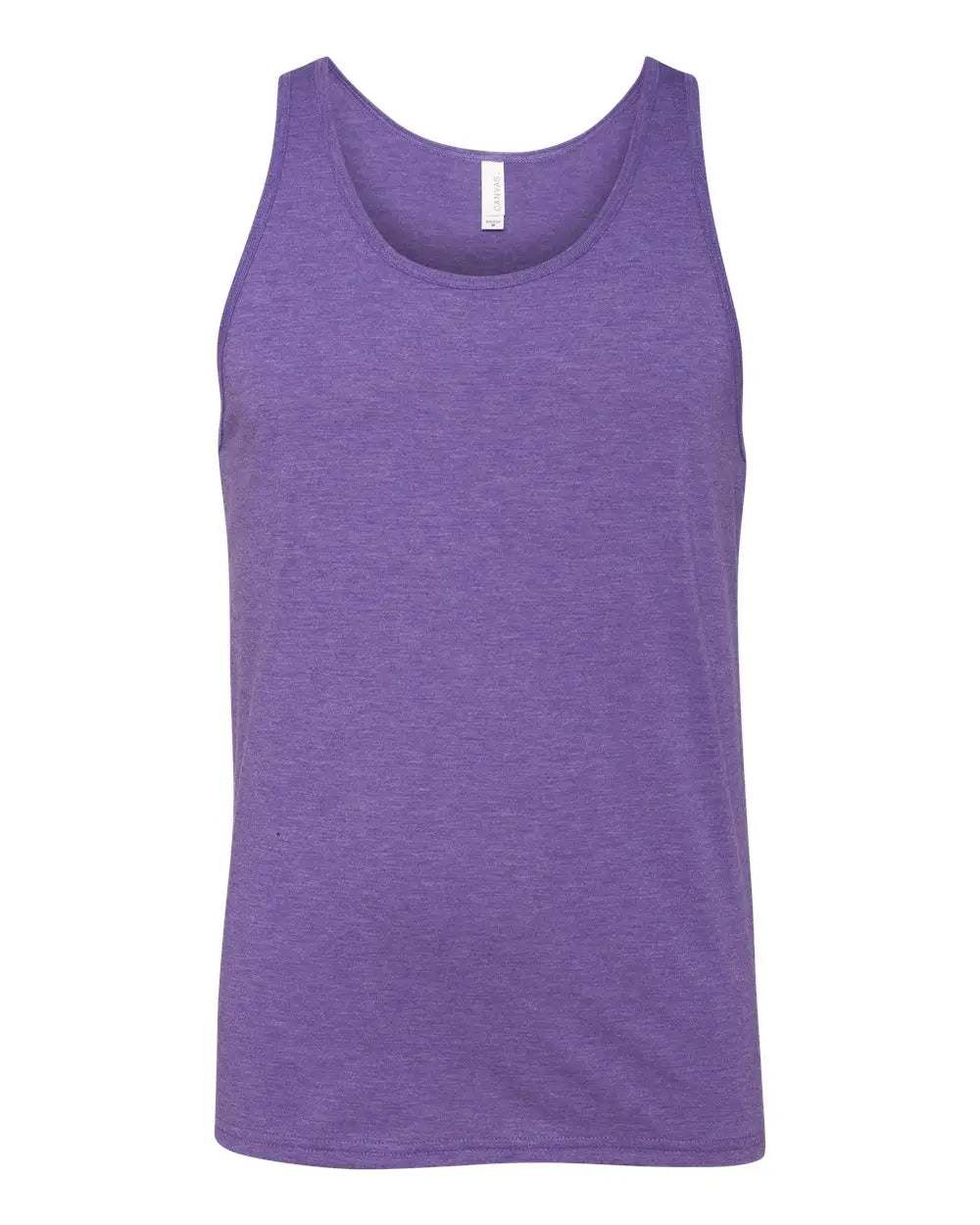Bella + Canvas 3480c Jersey Tank - 3480 - Purple Triblend - Adult Xs