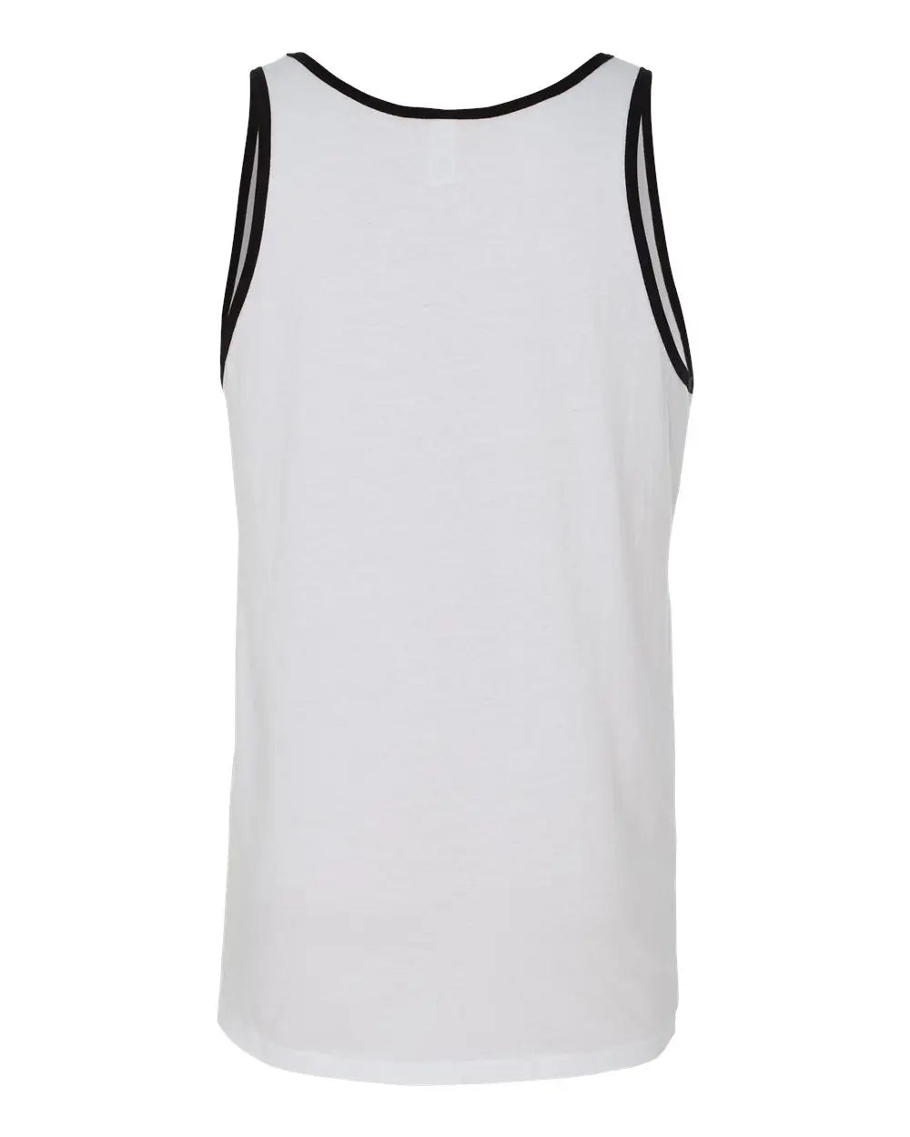 Bella + Canvas 3480c Jersey Tank - 3480 - White Black