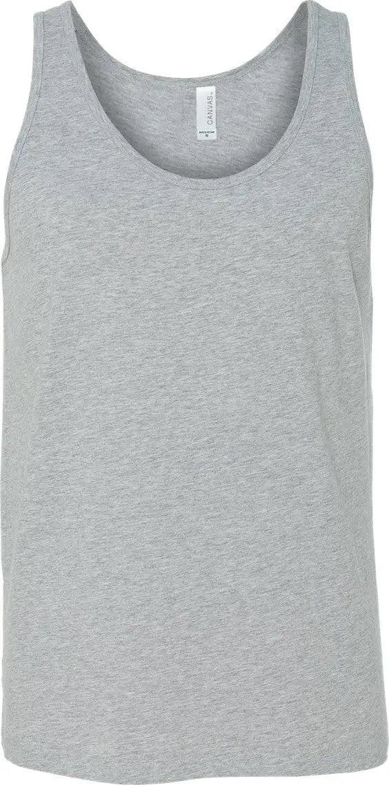 Bella + Canvas 3480cvc Heather Cvc Tank - Athletic - Light Gray / Xs
