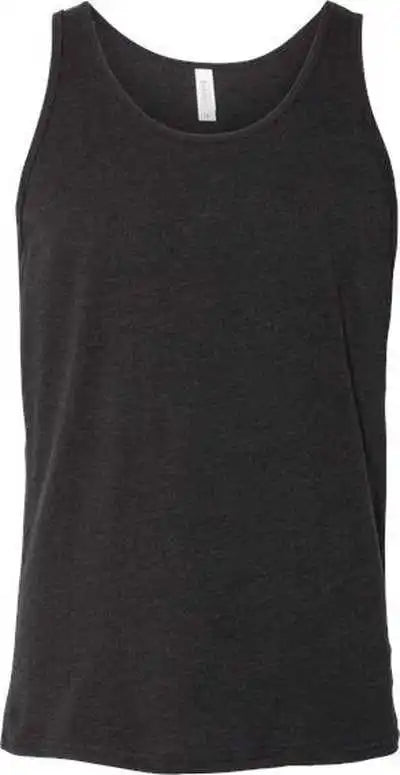 Bella + Canvas 3480cvc Heather Cvc Tank Black