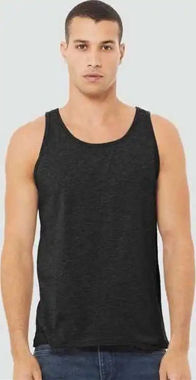 Bella + Canvas 3480cvc Heather Cvc Tank - Black
