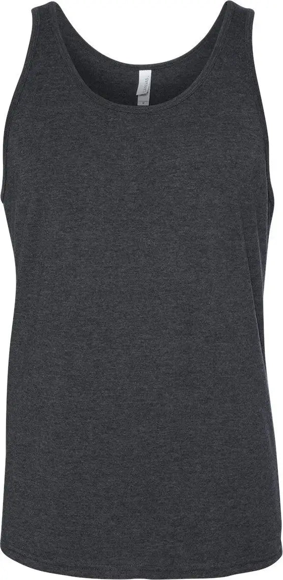 Bella + Canvas 3480cvc Heather Cvc Tank - Dark Grey - Gray / Xs
