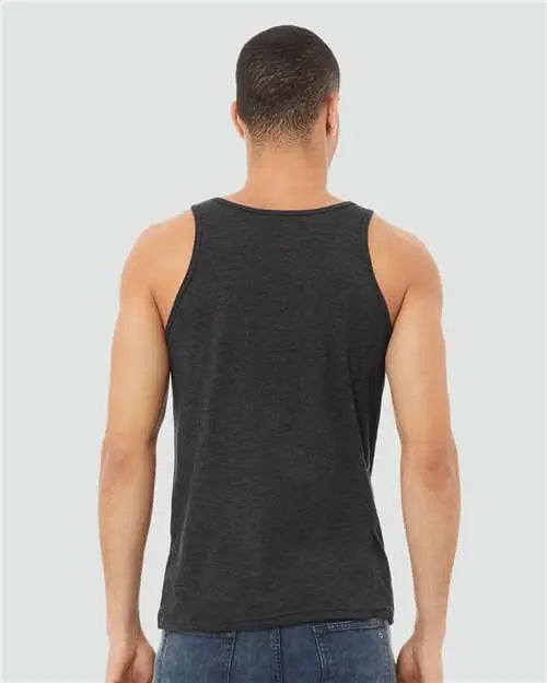 Bella + Canvas 3480cvc Heather Cvc Tank - Dark Grey