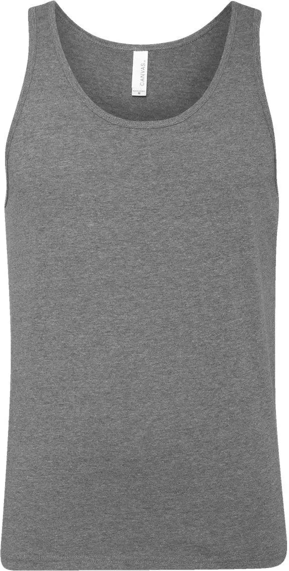 Bella + Canvas 3480cvc Heather Cvc Tank - Deep - Dark Gray / Xs