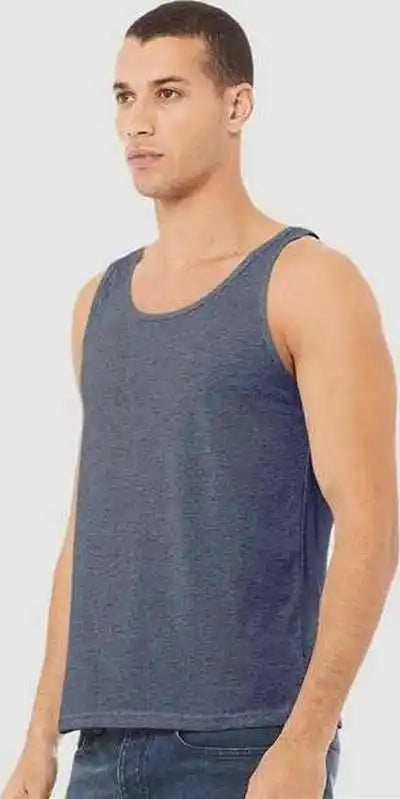 Bella + Canvas 3480cvc Heather Cvc Tank Navy