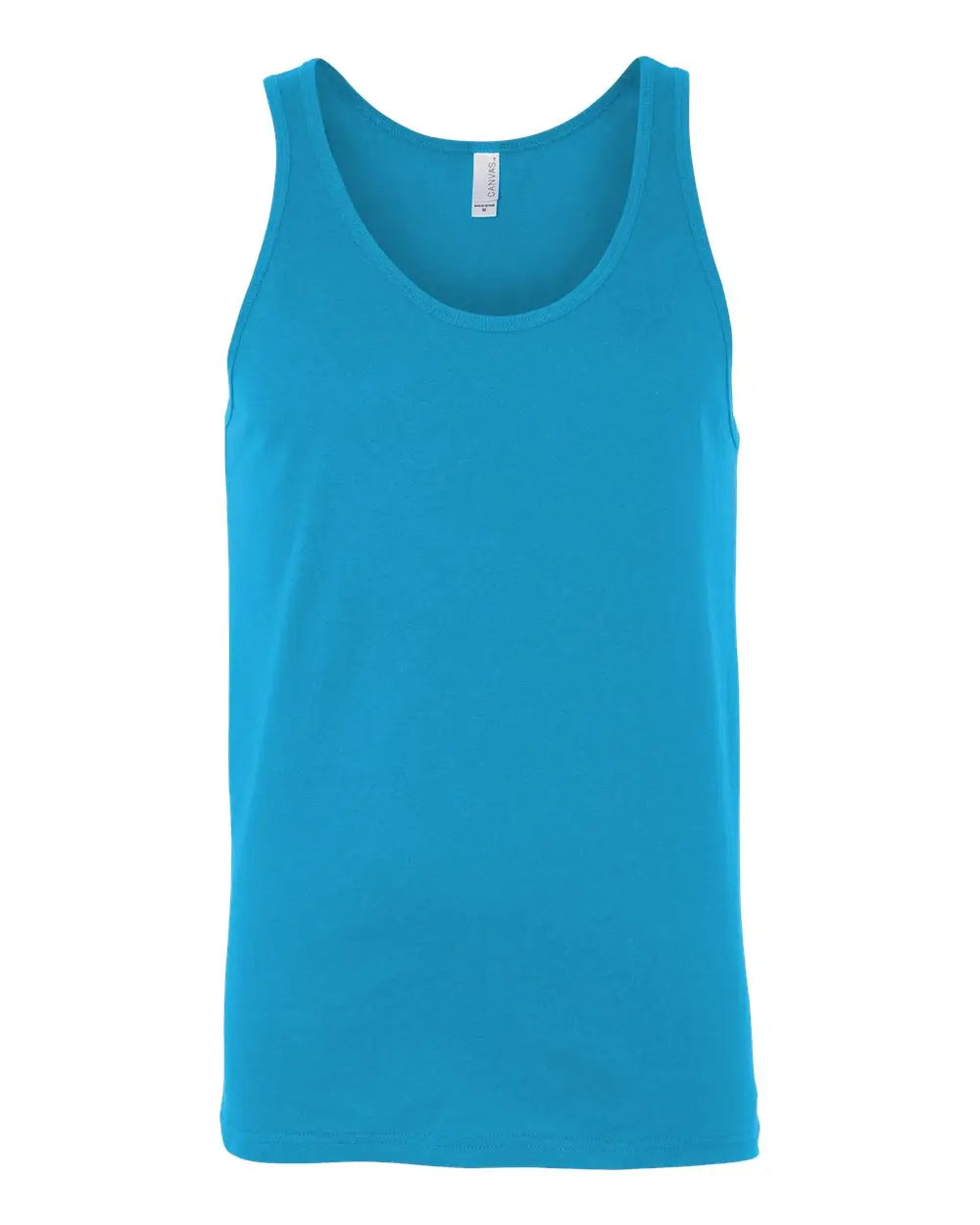 Bella + Canvas 3480cvc Heather Cvc Tank - Neon Blue