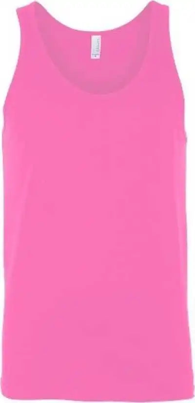 Bella + Canvas 3480cvc Heather Cvc Tank - Neon Pink