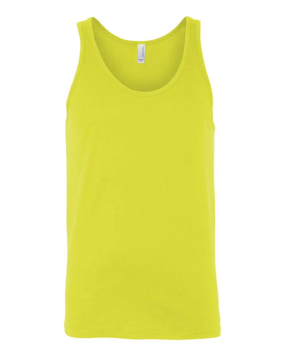 Bella + Canvas 3480cvc Heather Cvc Tank - Neon Yellow