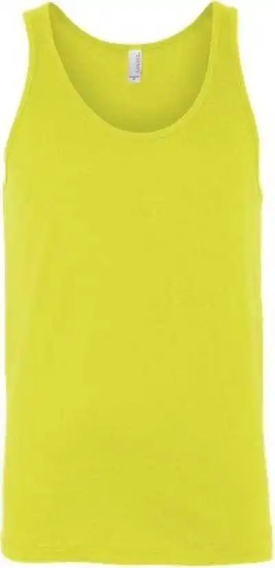 Bella + Canvas 3480cvc Heather Cvc Tank - Neon Yellow