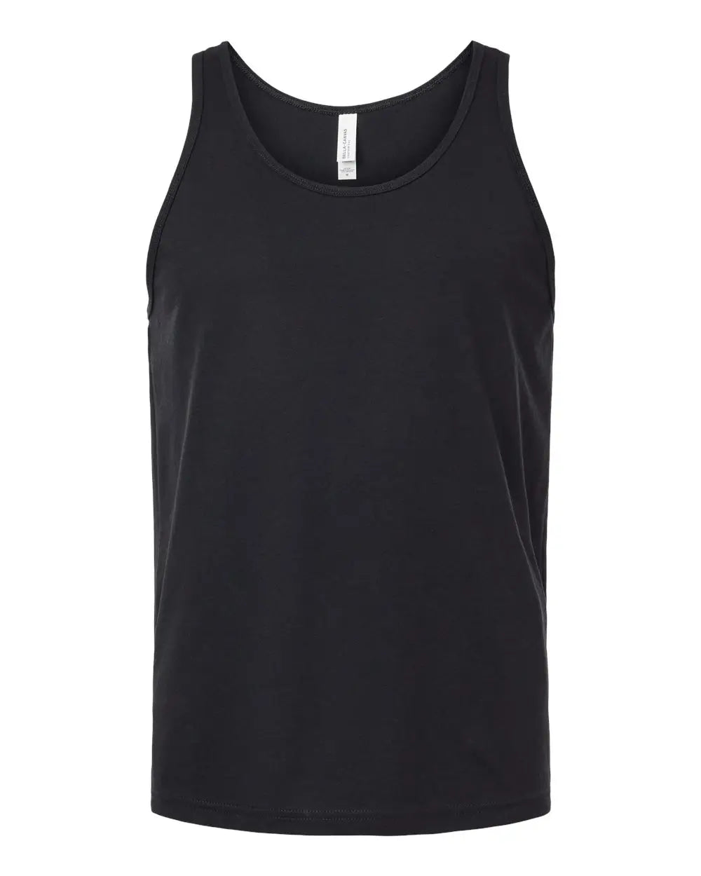 Bella + Canvas 3480cvc Heather Cvc Tank - Solid Black Blend