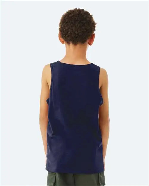 Bella + Canvas 3480y Youth Jersey Tank - Navy