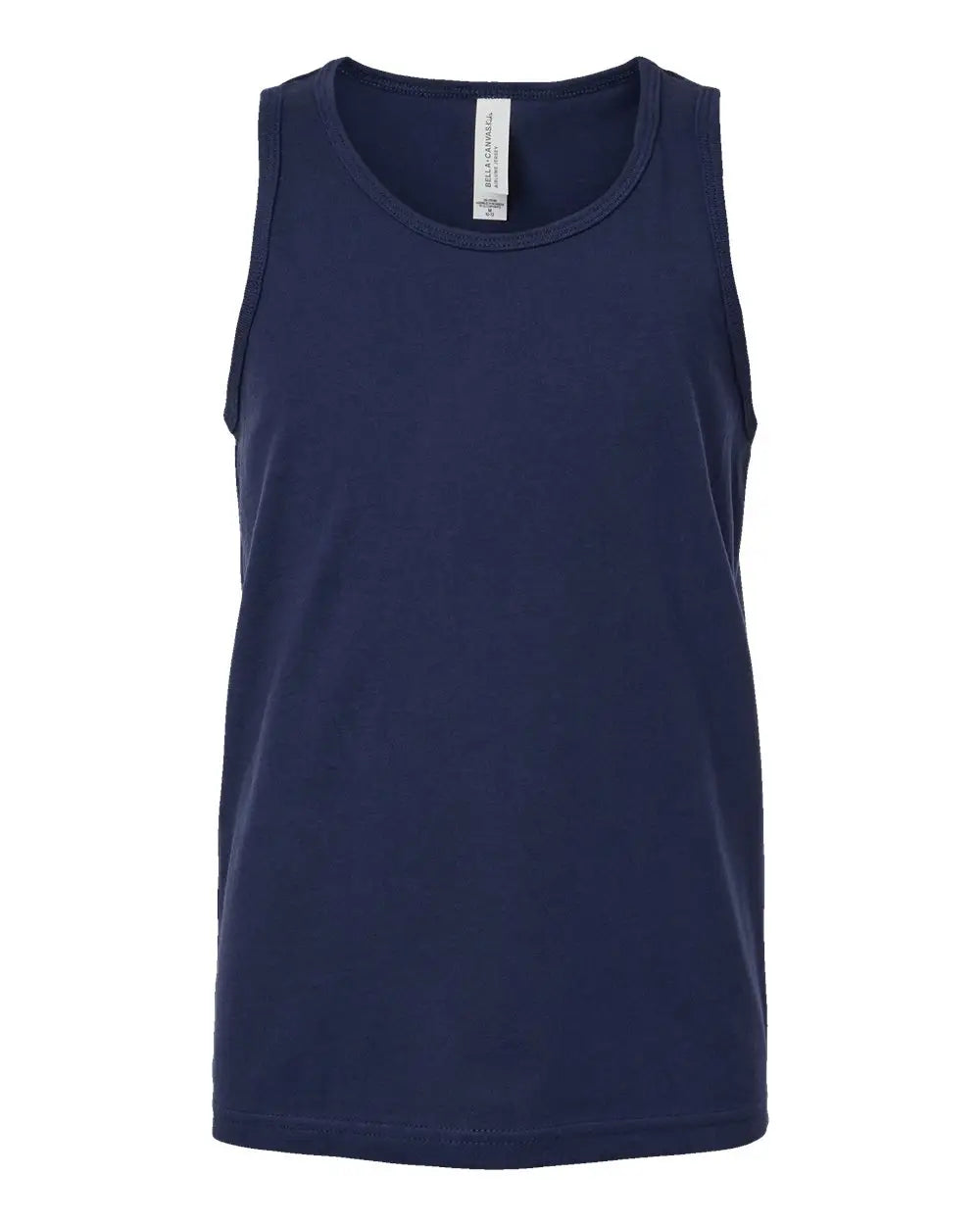Bella + Canvas 3480y Youth Jersey Tank - Navy - s