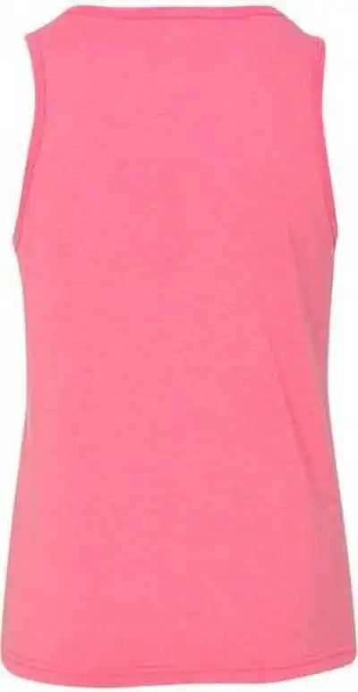 Bella + Canvas 3480y Youth Jersey Tank - Neon Pink