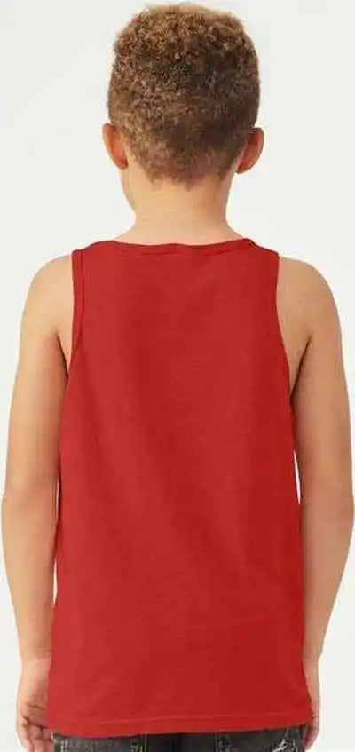 Bella + Canvas 3480y Youth Jersey Tank - Red