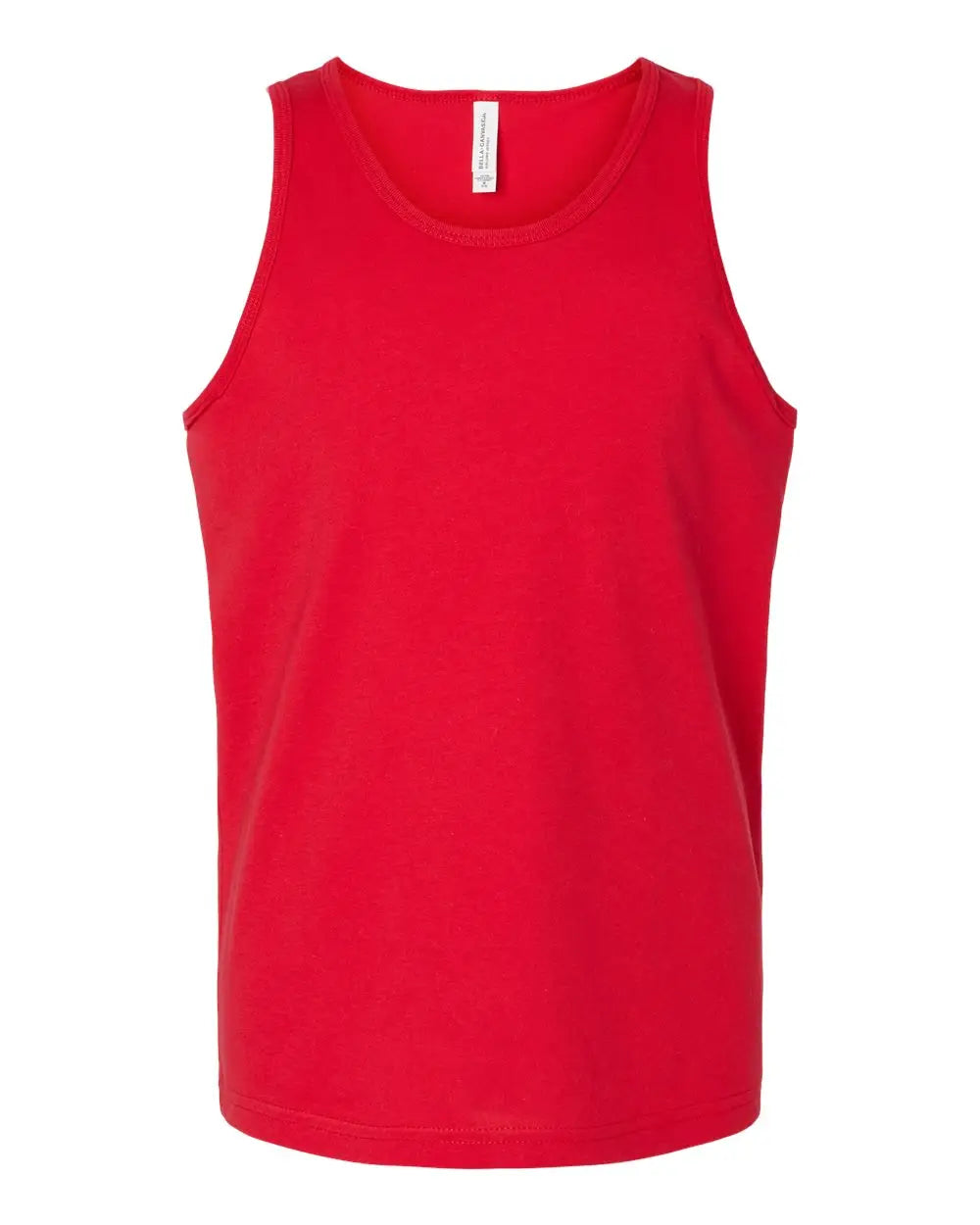 Bella + Canvas 3480y Youth Jersey Tank - Red - s