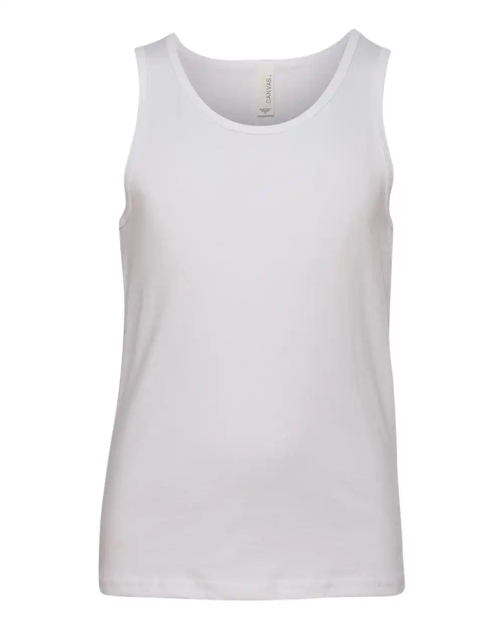 Bella + Canvas 3480y Youth Jersey Tank - White - s