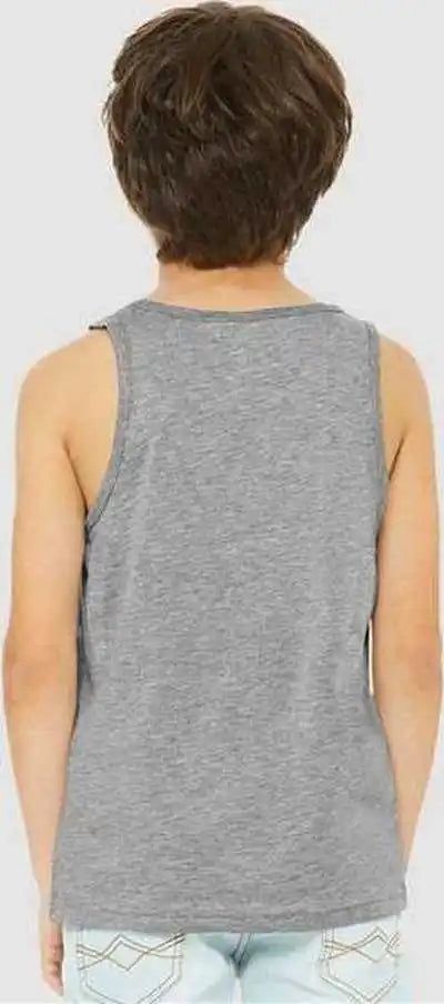 Bella + Canvas 3480ycvc Youth Heather Cvc Tank - Athletic