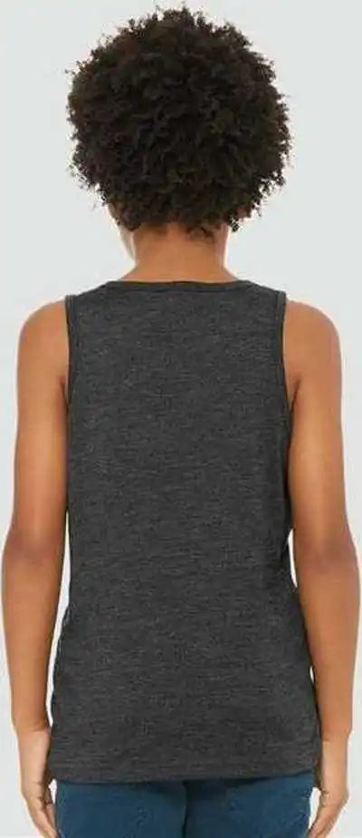 Bella + Canvas 3480ycvc Youth Heather Cvc Tank - Dark Gray