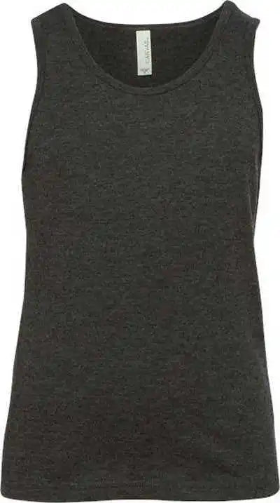 Bella + Canvas 3480ycvc Youth Heather Cvc Tank - Dark Gray