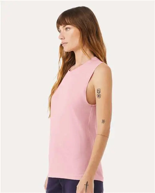 Bella + Canvas 3483 Jersey Muscle Tank - Pink