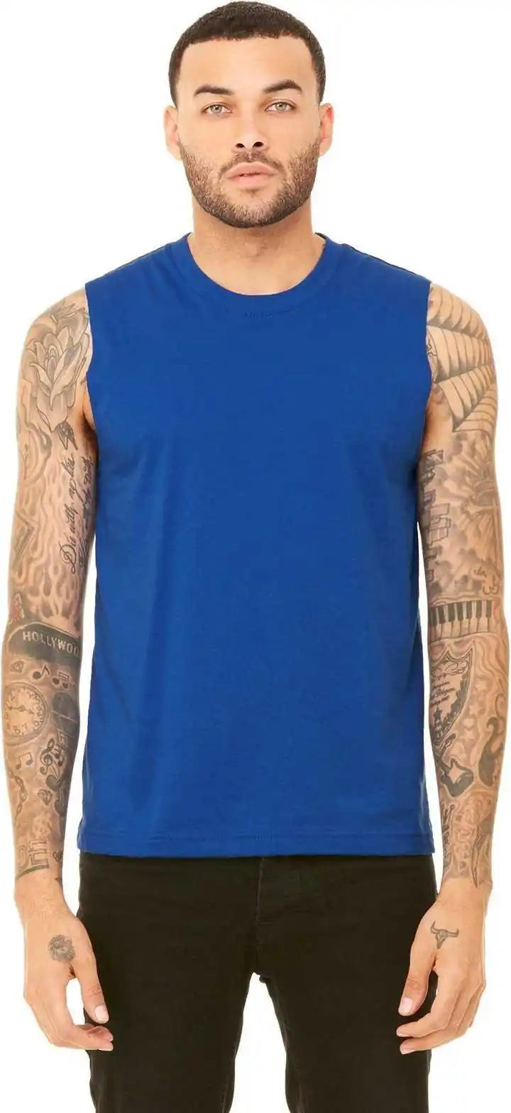Bella + Canvas 3483 Unisex Jersey Muscle Tank - True Royal