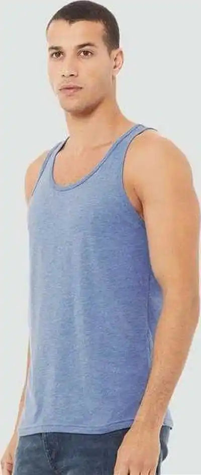 Bella + Canvas 3484 Triblend Tank Blue
