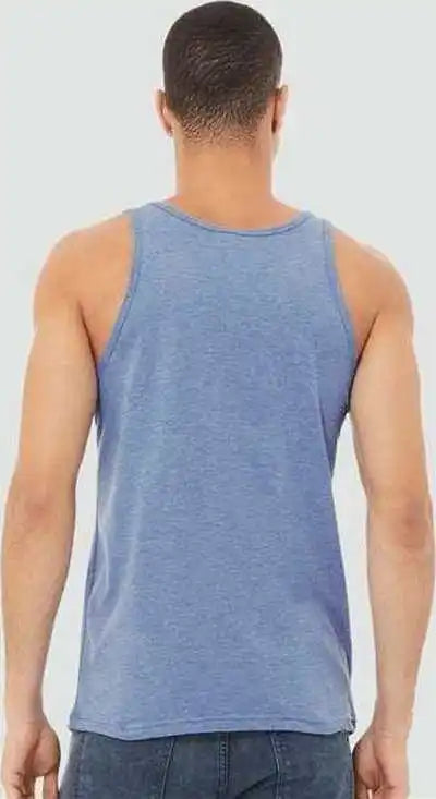 Bella + Canvas 3484 Triblend Tank Blue