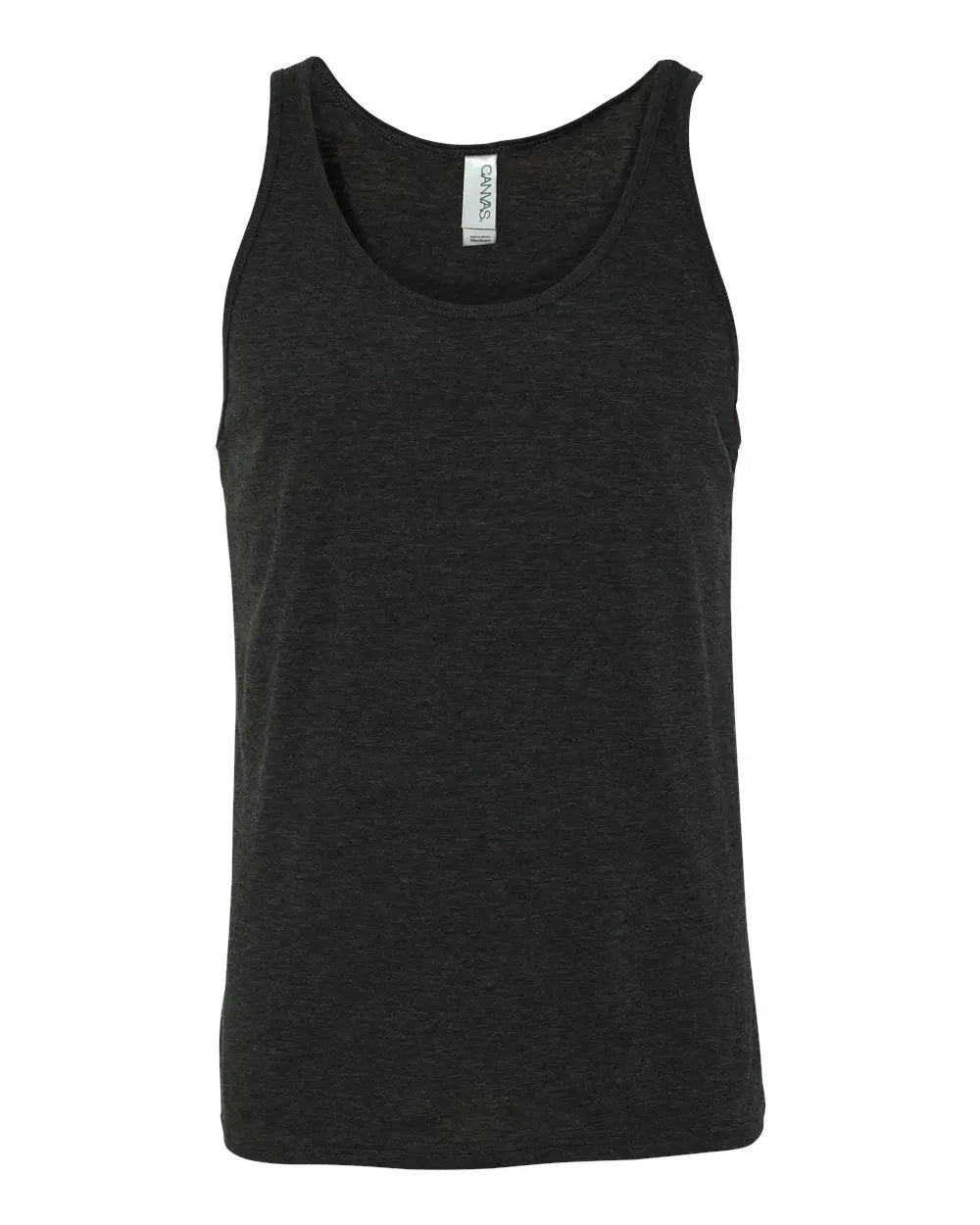 Bella + Canvas 3484 Triblend Tank - Charcoal Black - Xs