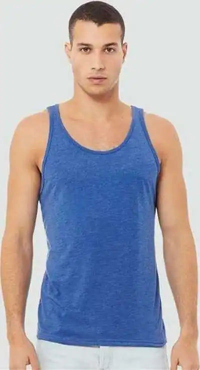 Bella + Canvas 3484 Triblend Tank - True Royal