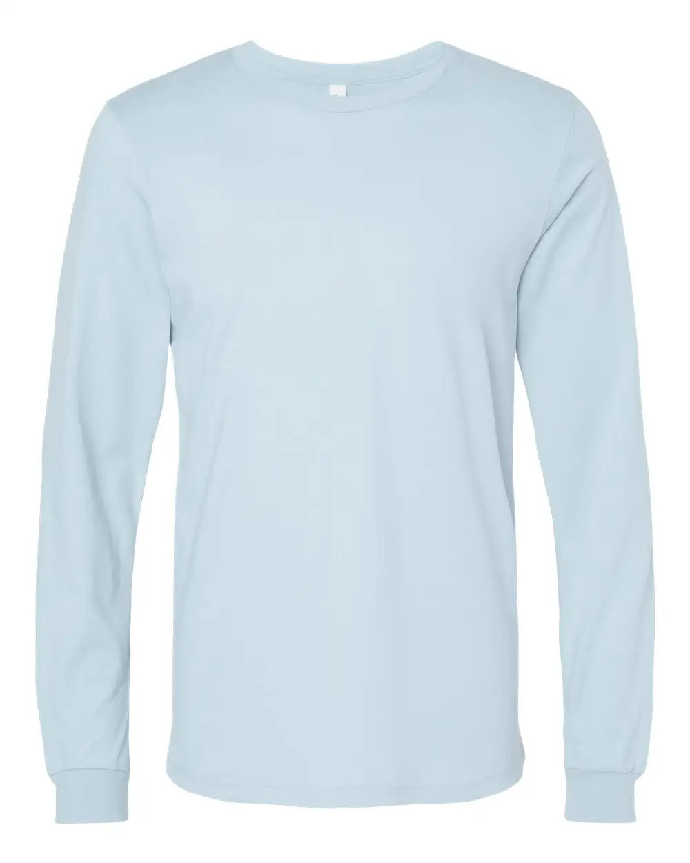 Bella + Canvas 3501 Jersey Long Sleeve Tee - Baby Blue - Gray / Xs