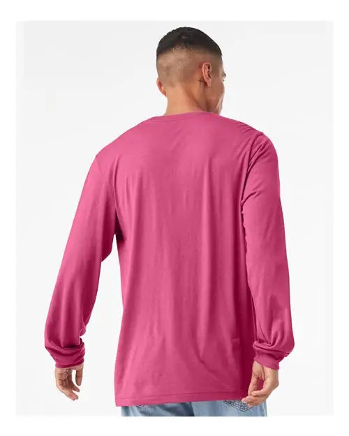 Bella + Canvas 3501 Jersey Long Sleeve Tee - Berry