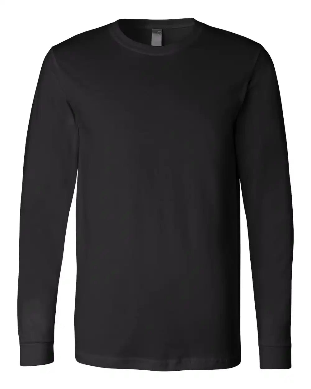Bella + Canvas 3501 Jersey Long Sleeve Tee - Black - Xs